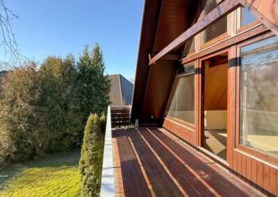 Wohnung 3 im Dachgeschoss Balkon