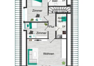 Grundriss Dachgeschoss