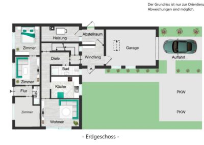Grundriss Erdgeschoss