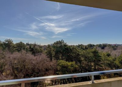 Blick vom Balkon