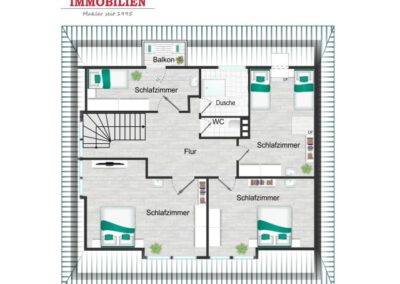 Grundriss Dachgeschoss